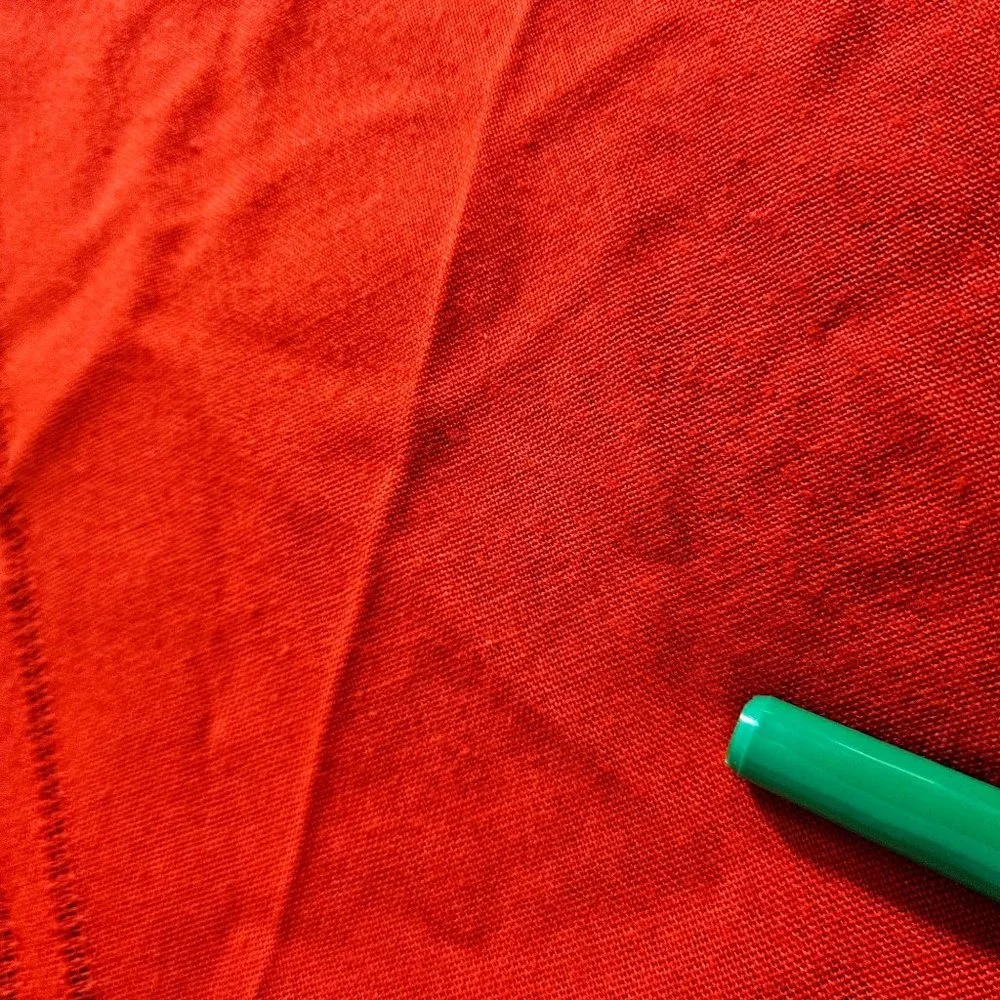 Holiday Christmas Round Tablecloth Cotton Linen 62